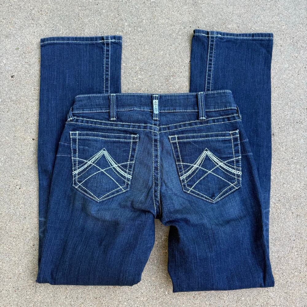 Ariat Mid Rise Stretch Icon Stackable Straight Le… - image 1